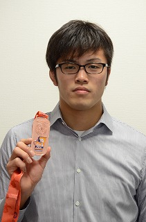 銅メダルを獲得した下和田選手